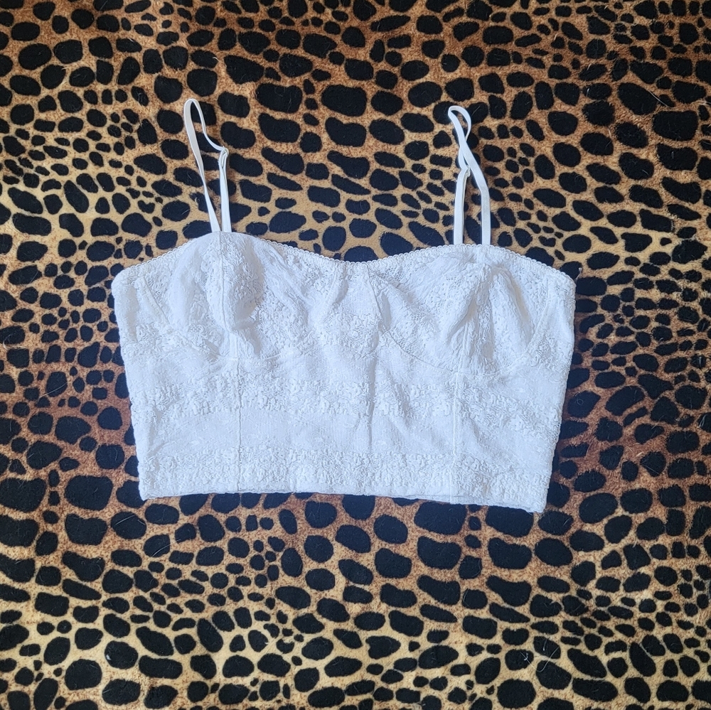 4. Bustier cropped cami